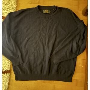 VTG BD Baggies Original Navy Blue Cotton Oversized Sweater XL